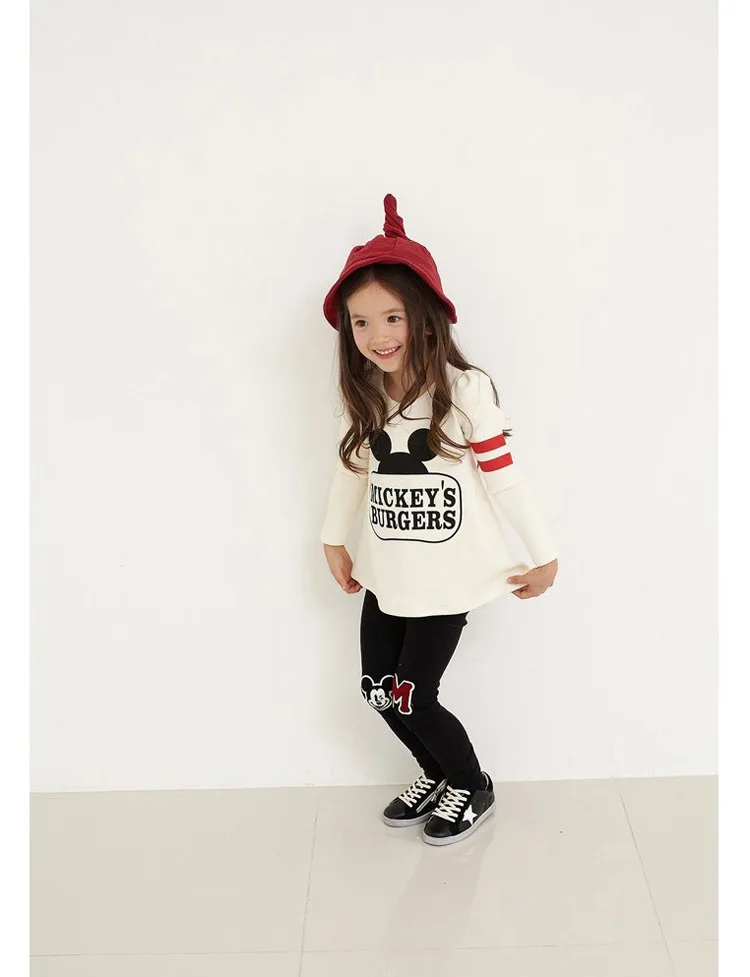 2019 meninas conjuntos de roupas primavera outono