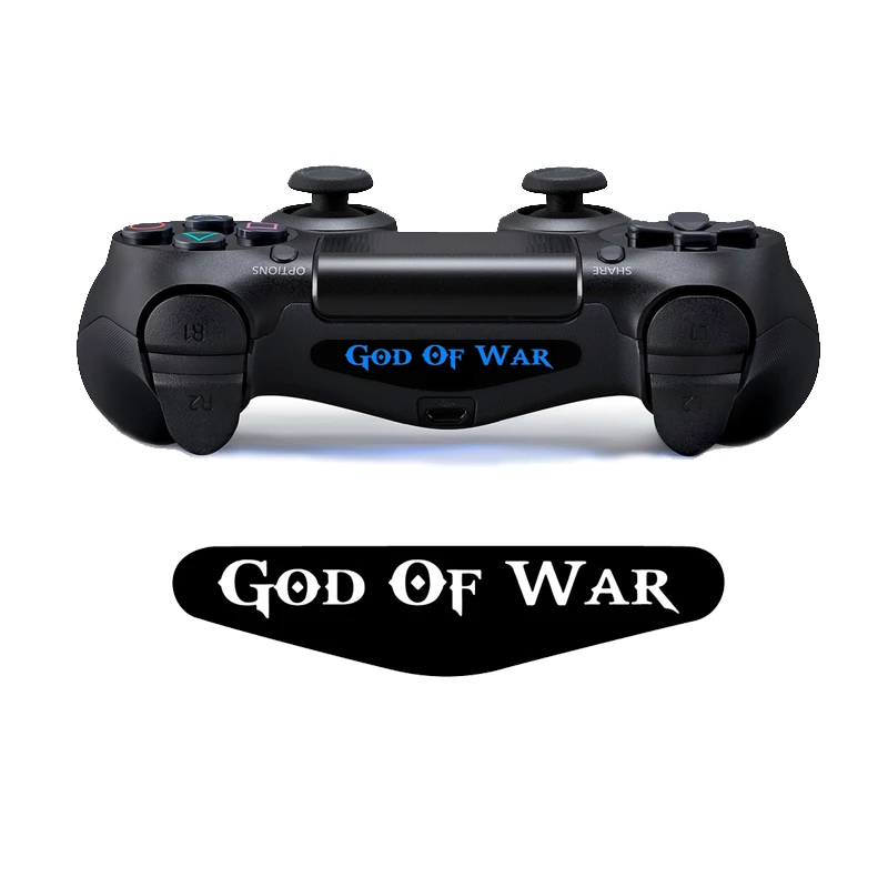 YGCDO Custom 2 PCS Game Light Bar Stickers Decal Led Lightbar Cover For Playstation Dualshock 4 PS4 Random 