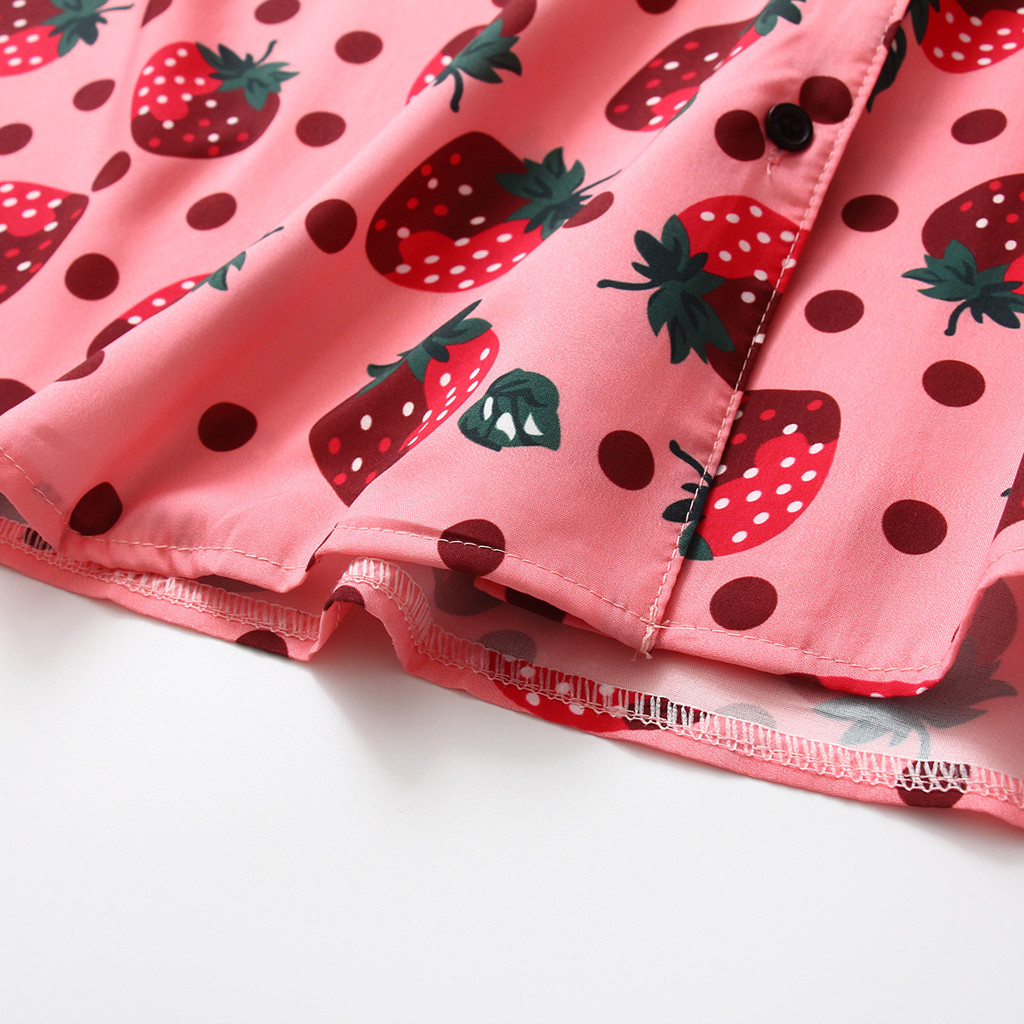 Strawberry Print Blouse