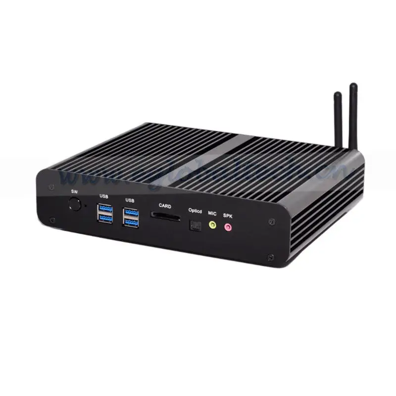 Мини ПК Broadwell 5 поколения 4 Гб ОЗУ Barebone HTPC Intel Nuc Безвентиляторный Компьютер i7 5500U i5