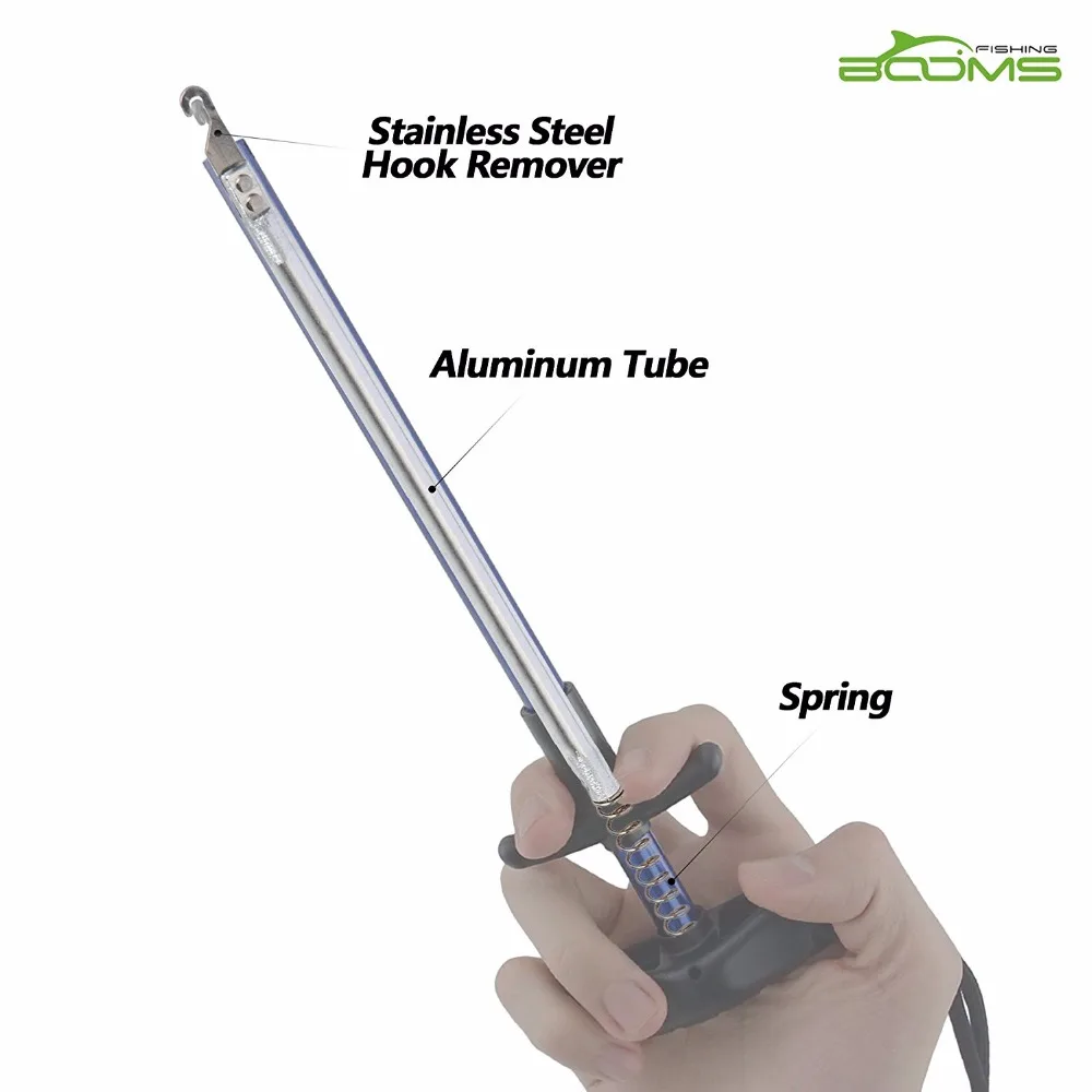 Booms Fishing R02 Hook Remover Squeeze-Out Fish Hook Tools 3 Colors Available Booms Fishing R02 Hook Remover Squeeze-Out Fish Hook Tools 3 Colors Available