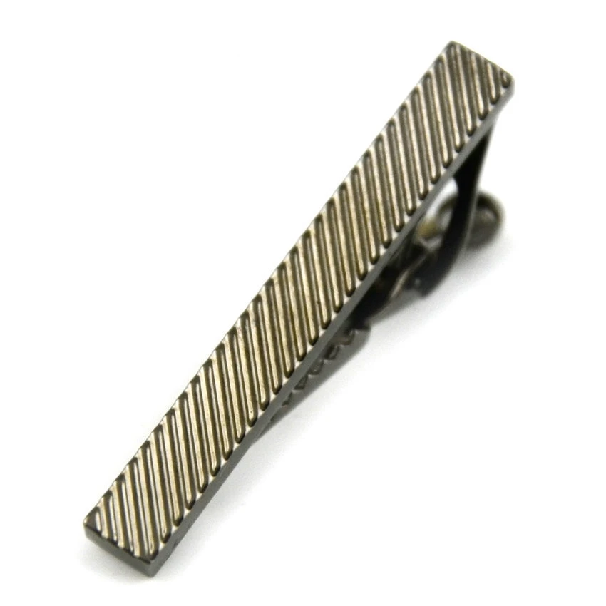 4 Cm Short Men's Classic Metal Tie Clip Gun Black Tie Clip Neck Tie Bar