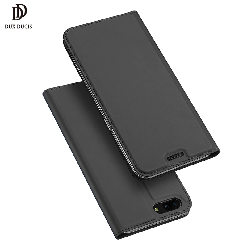 OnePlus 5 Чехол dux DUCIS Роскошный кожаный флип чехол для A5000 Coque один плюс защитный