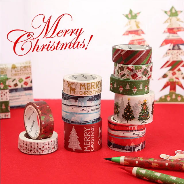 15 3cmx7m kawaii christmas decorations washi tape diy scrapbooking masking paper tape school office supply - Office Supply Christmas Decorations 15 3cmx7m kawaii christmas decorations washi tape diy scrapbooking masking paper tape school office supply - Office Supply Christmas Decorations
