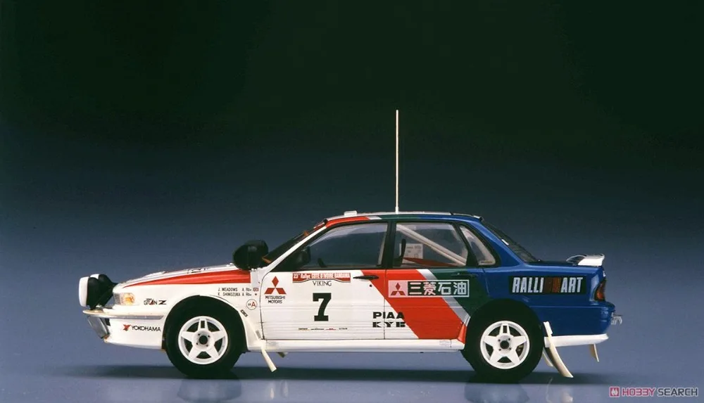 1/24 Hasegawa 20307 MITSUBISHI GALANT VR-4 1992 сафари ралли модель хобби