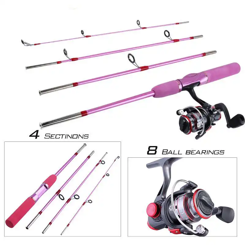 women's fishing pole combo