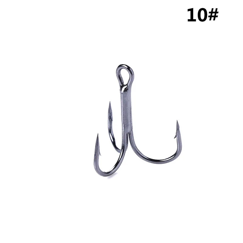 Fishing Lure Hooks High-carbon Steel Hook 2/4/6/8/10 Fishing Hooks Barbed Tackle&T8