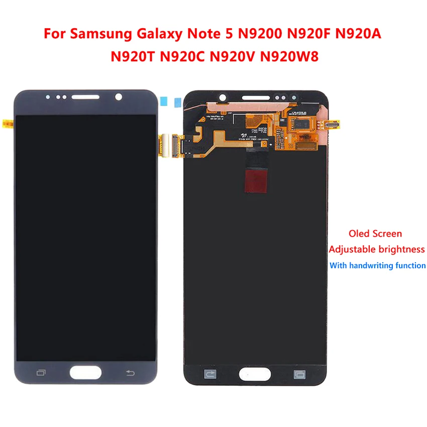 5.7'' Replacement Super Amoled Display For SAMSUNG Note 5 LCD N920F SM-N920F Touch Screen Digitizer Assembly | Мобильные