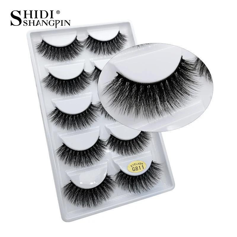 10 lots wholesale price mink eyelashes hand made false eyelash natural long 3d mink lashes makeup natural false lashes in bulk