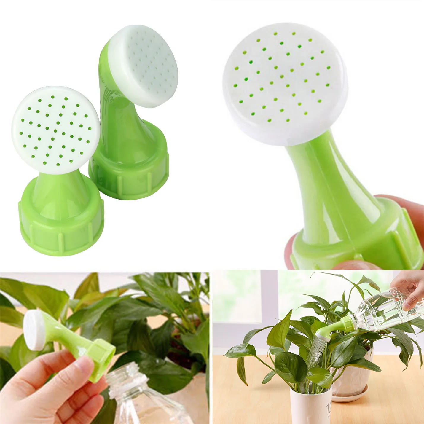 

New Flower Water Cans Garden Spray Waterer Sprinkler Portable Plant Garden Watering Nozzle Tool Plastic Universal #YY