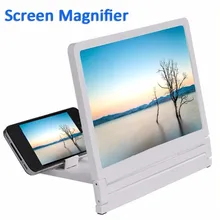 Suporte com lente de aumento para tela de celular, amplificador para tela de vídeo 3d, suporte expansor e dobrável