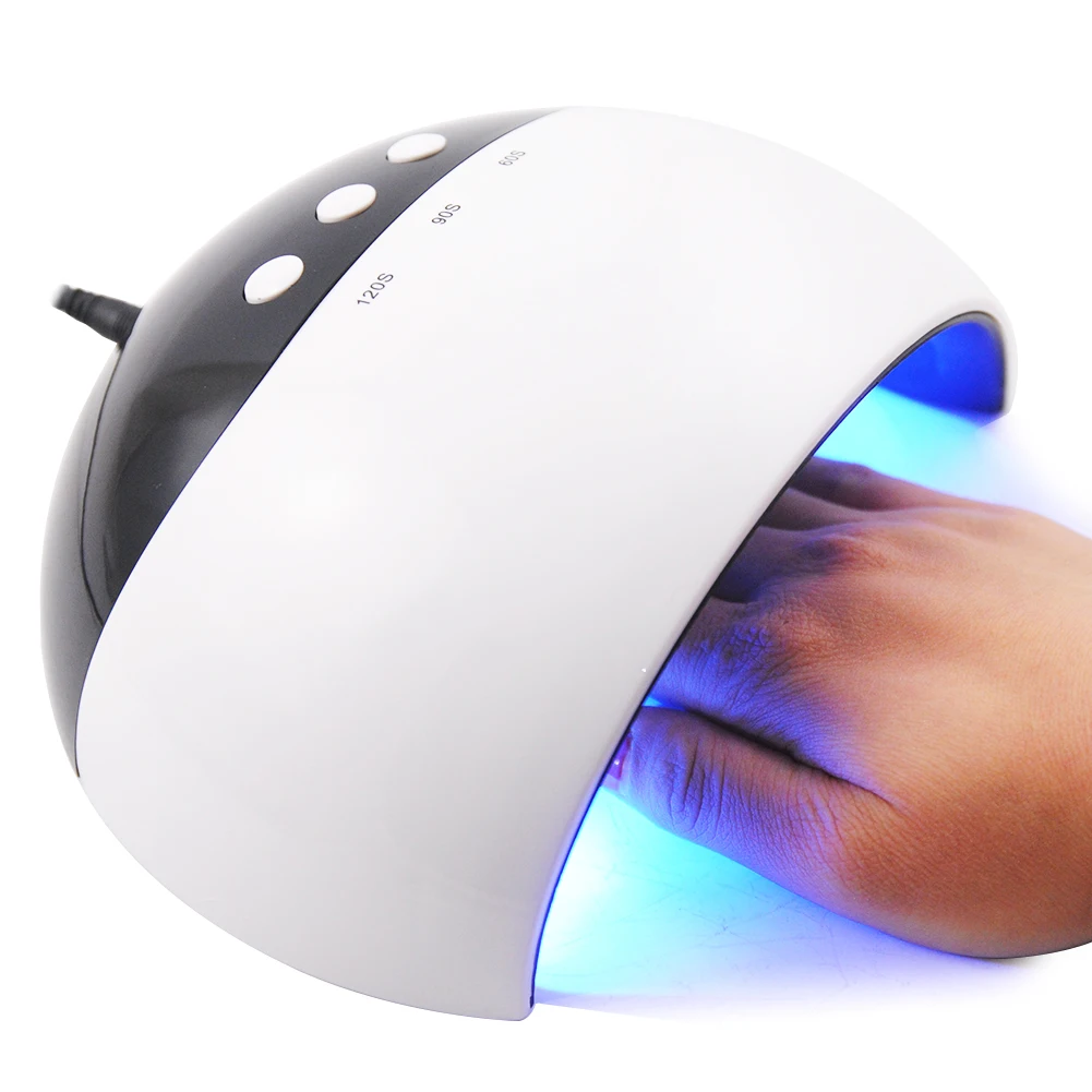 

24W UV LED Lamp For Nails Dryer Nail Gel Polish Dryer Manicure Machine White Red LED Nail USB Dryer Manicure Set Lamp Ice 8 LEDS