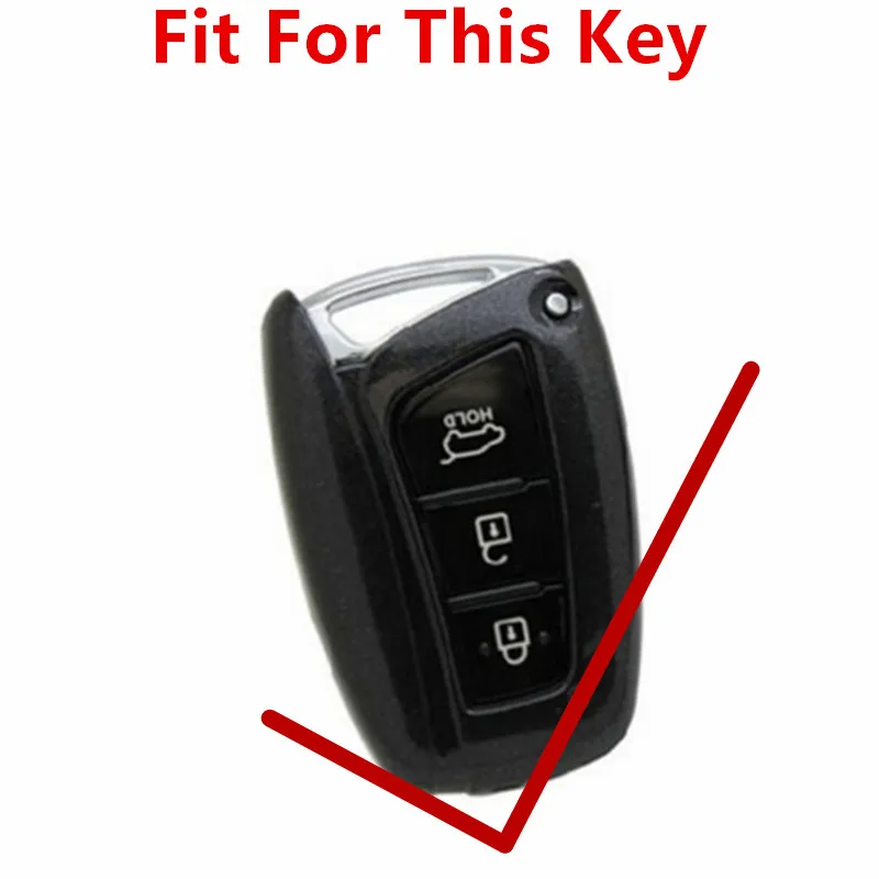Смарт ключ FLYBETTER из натуральной кожи с 3 кнопками чехол для Hyundai I45/New