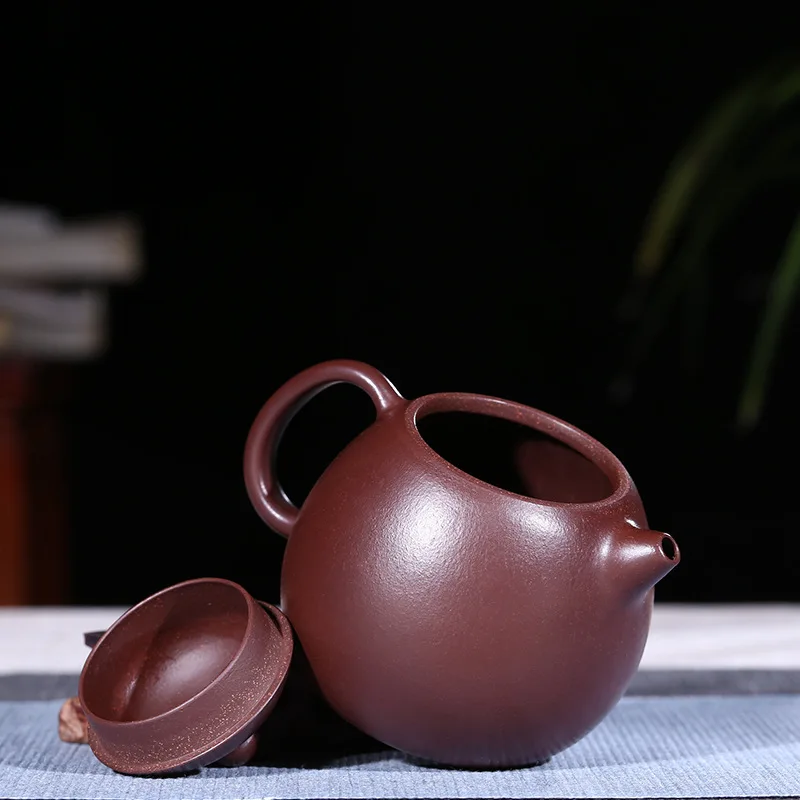 Yixing фиолетовый песок горшок Craftsman сырье ручной работы Шахта фиолетовый глина Дракон яйцо горшок специальный кунг фу чайник и утварь