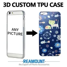 150 шт. DIY чехол для iPhone 7, 7 plus 3D тиснение милый мягкий силиконовый чехол с рисунком из мультфильма Задняя накладка чехла из ТПУ для iPhone 7, 7plus 6 6s 6 plus