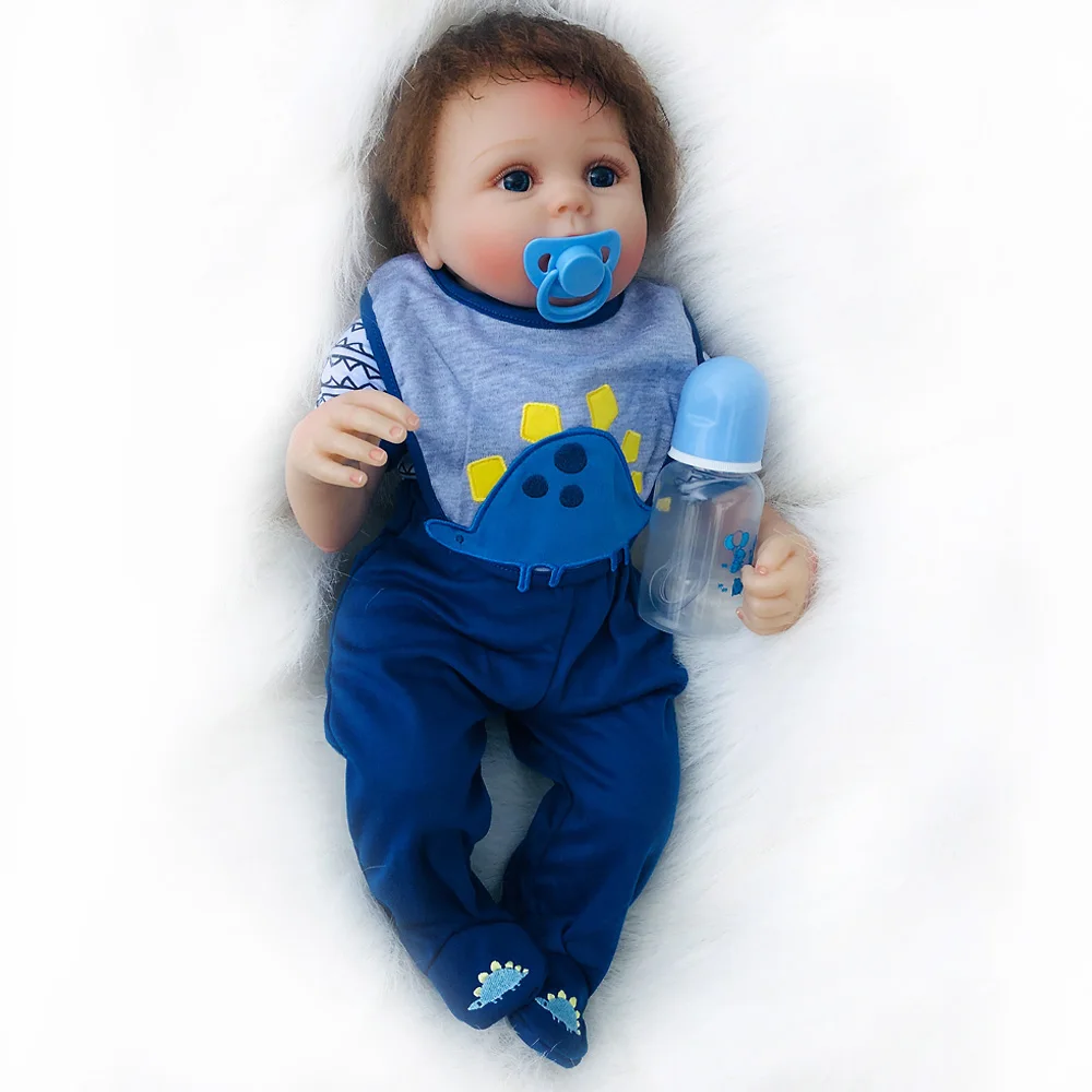 Bebes reborn dolls 50cm cotton body silicone reborn alive dolls toys for children gift newborn toddler doll