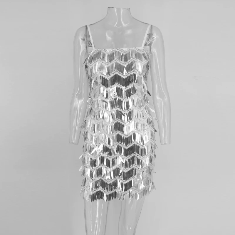 Tobinoone, новое летнее женское платье с блестками, сексуальное облегающее мини-платье на бретельках, Элегантное Вечернее Платье Vestidos De Fiesta