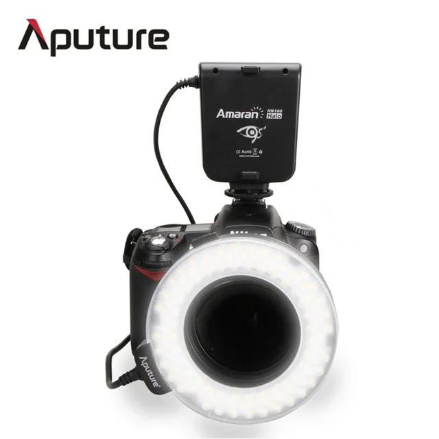 

Aputure Amaran Halo AHL-HN100 LED Ring Flash Light for Nikon DSLR Camera