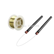 0,08 мм 50 м Золотая молибденовая линия для резки проволоки с ручкой для Iphone 4/4S/5/samsung S4/S3 стеклянный ЖК-экран сепаратор