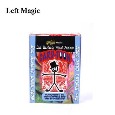 Волшебный мультфильм Cardtoon Волшебные трюки колоды пакет игральные карты Toon анимация предсказание Смешные Волшебные магические реквизиты игрушки для трюков - Цвет: 1 generation