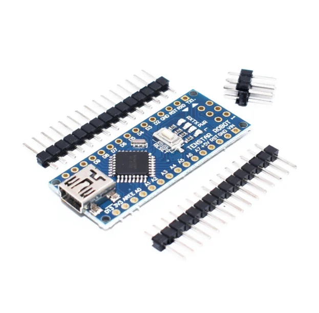 1 шт. синий/черный/красный ATMEGA328/168 P Nano V3.0 контроллер NANO V3 совместимый nano CH340 USB драйвер без кабеля для Arduino - Цвет: NANO-Blue