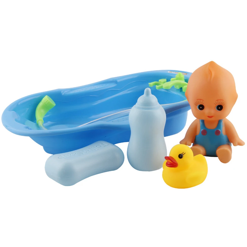 5 шт./компл. ролевая игра купания игрушки для ванной купальный воды игрушки для младенцев(аксессуары случайные Цвета доставки