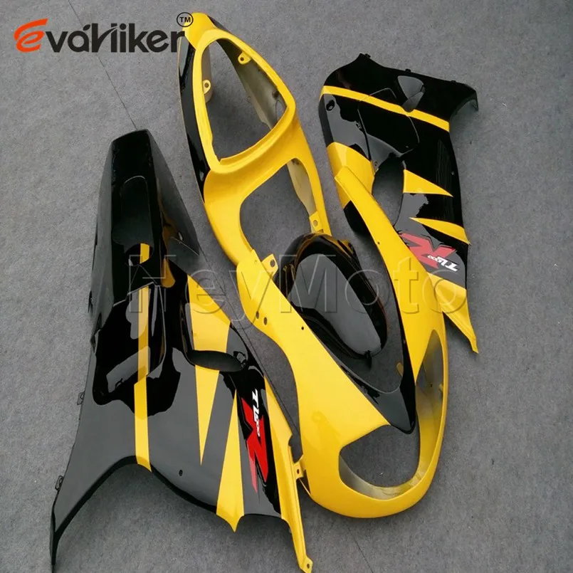Пользовательские мотоцикла Пластик обтекатель для TL1000R 1998-2003 1998 1999 2000 2001 2002 2003+ винты+ литья под давлением желтый из АБС-пластика - Цвет: N