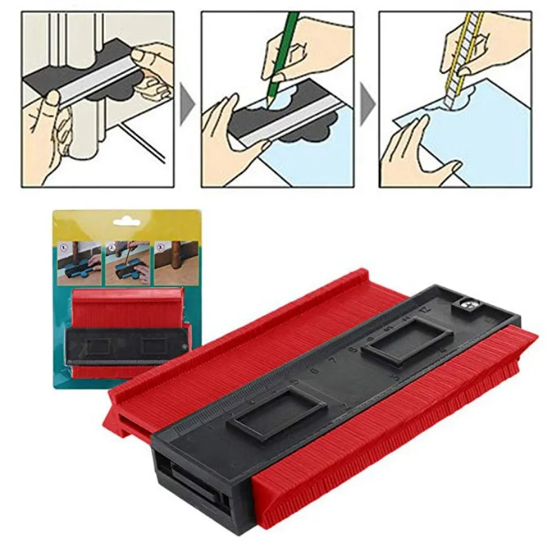 New Duplicator Tool High Accuracy Contour Copy Profile Gauge Tiling For Wood Marking Tool Tiles General Tools