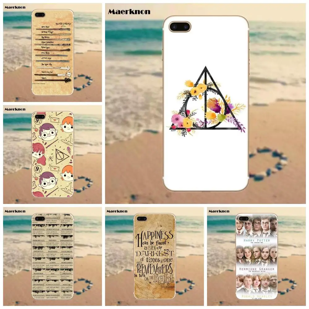 

For Xiaomi Redmi 4 3 3S Pro Mi3 Mi4 Mi4i Mi4C Mi5 Mi5S Mi Max Note 2 3 4 Soft TPU Print Case Harry Potter Deathly Hallows