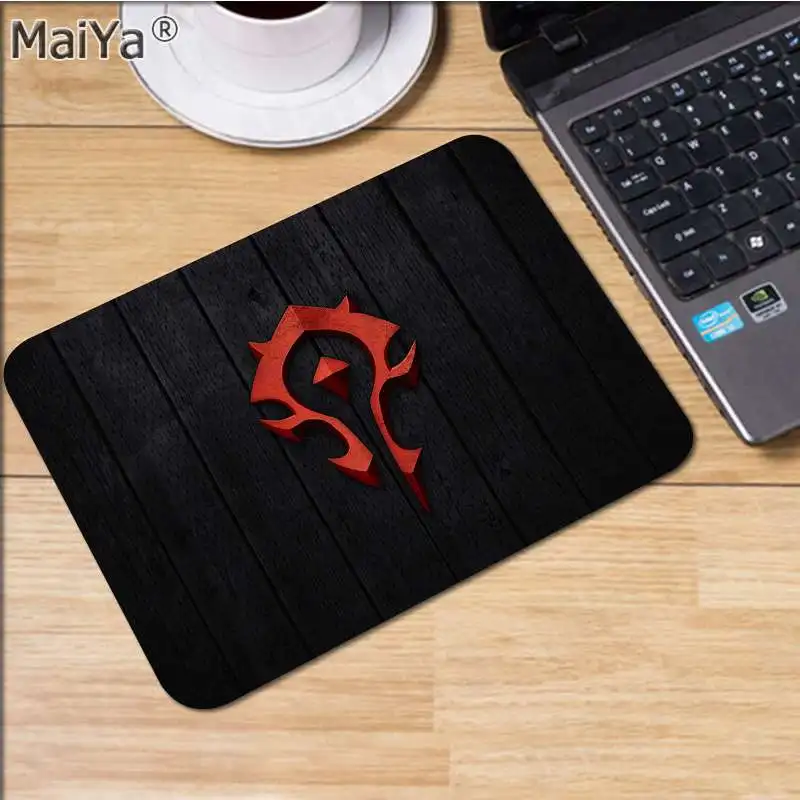 Not Lock Edge20x25cm Maiya винтажный крутой Мир Warcraft натуральный резиновый игровой коврик для мыши Настольный коврик большой коврик для мыши клавиатуры коврик - Цвет: Not Lock Edge20x25cm