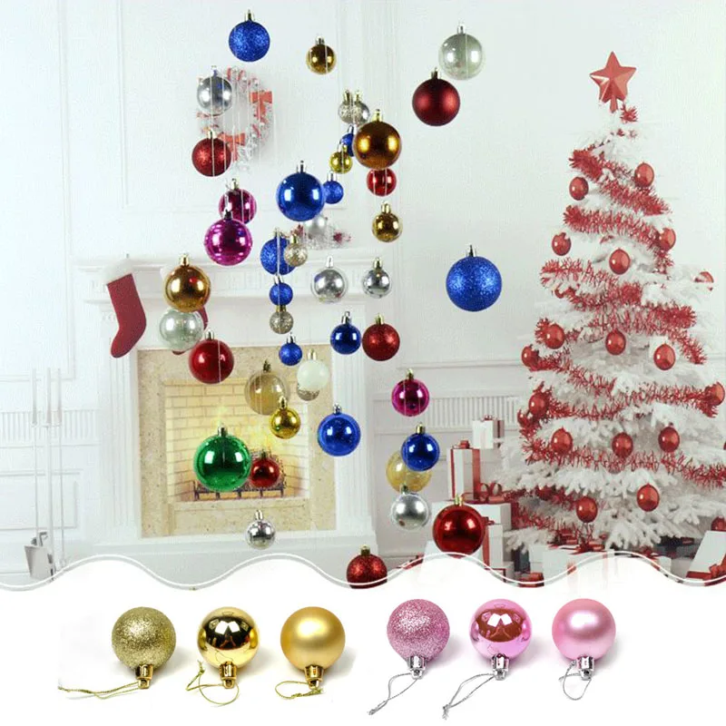 24 Pcs Christmas Ball Ornaments Shatterproof Decorations Tree Balls For Party Decoration LXY9 In From Home Garden On 24 Pcs Christmas Ball Ornaments Shatterproof Decorations Tree Balls For Party Decoration LXY9 In From Home Garden On
