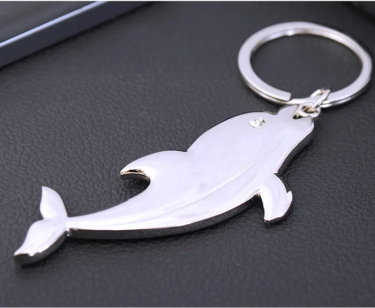 

FREE SHIPPING BY DHL 50pcs/lot 2016 Dolphin Keychains Metal Lovely Dolphin Keyrings for Gifts