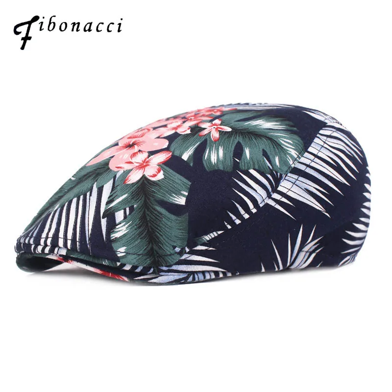 

Fibonacci 2019 New Women Newsboy Caps Flat Beret British Vintage French Summer Hat Cabbie Cap