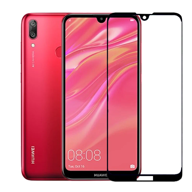 HD закаленное стекло для huawei i huawei Y7 Защитная пленка для экрана для huawei Y7 Y 7 72019 Y72019 DUB-LX1 9H защитное стекло