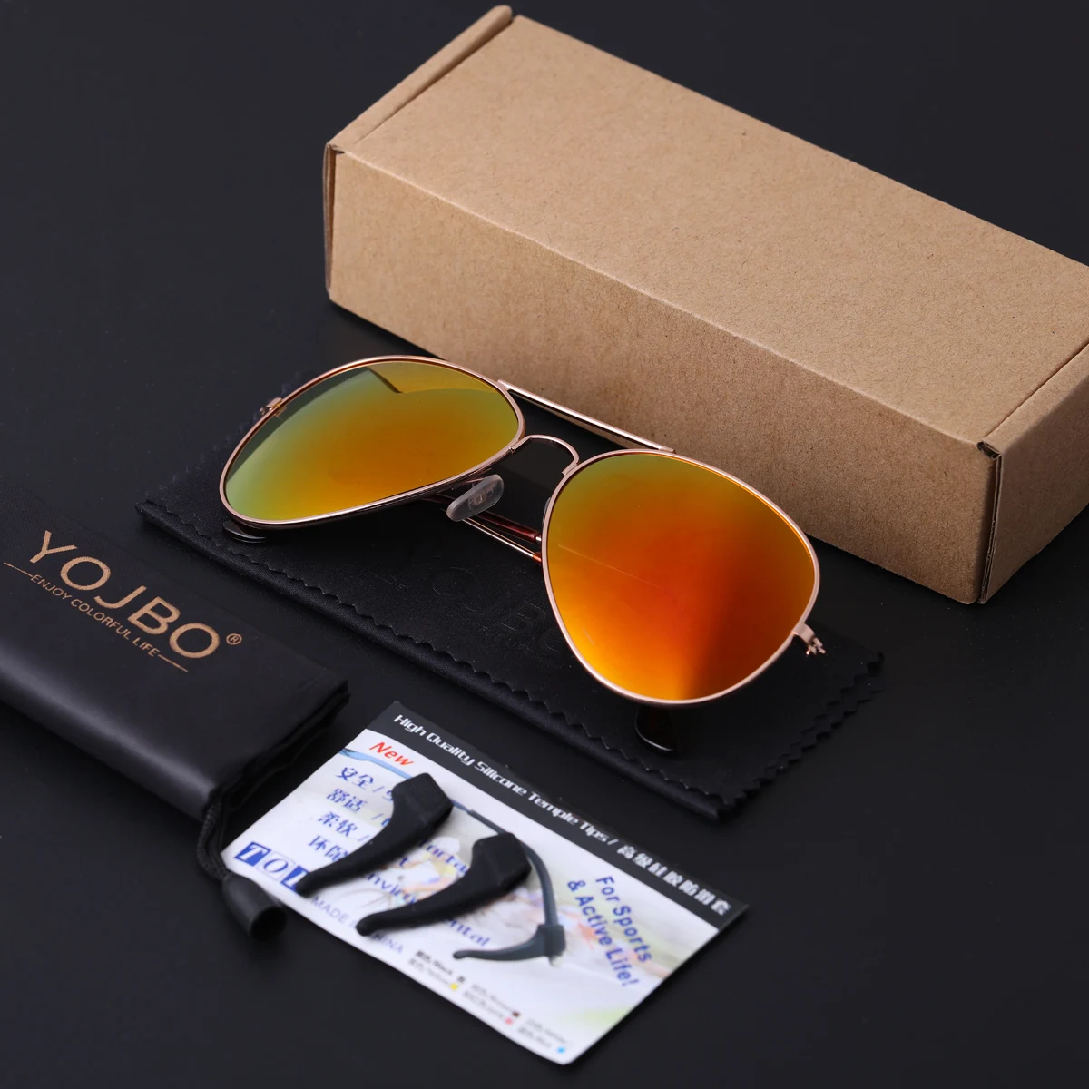 YOJBO роскошные солнцезащитные очки пилота для мужчин оправа из сплава, зеркальная линза с покрытием для женщин вождения дизайнерский бренд UV400 оттенков Роскошные UV400 очки