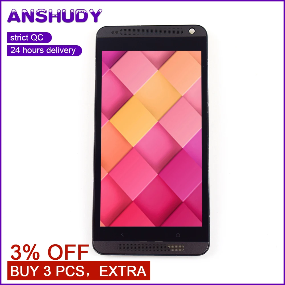 

For HTC Desire 700 LCD Display Touch Screen Digitizer Assembly Frame For HTC Desire 700 Display Screen Replacement