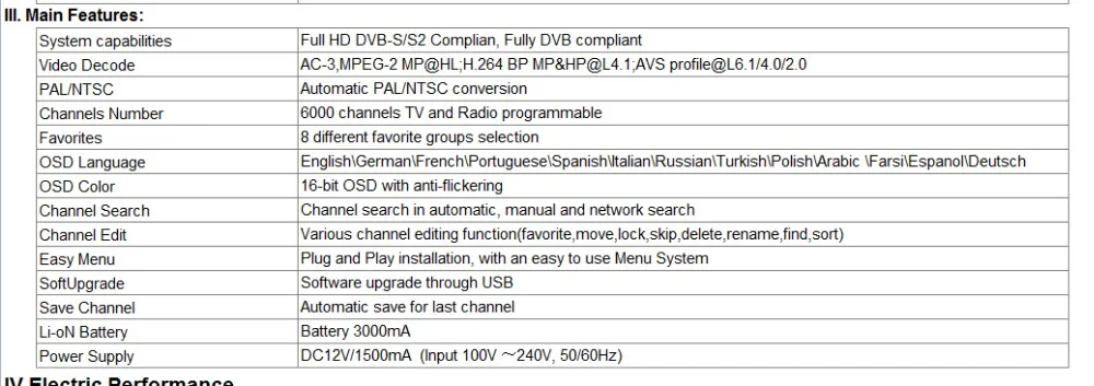 Цифровой ресивер fta спутниковый измеритель MPEG-2 высокой четкости спутниковый искатель freesat V8 прибор обнаружения