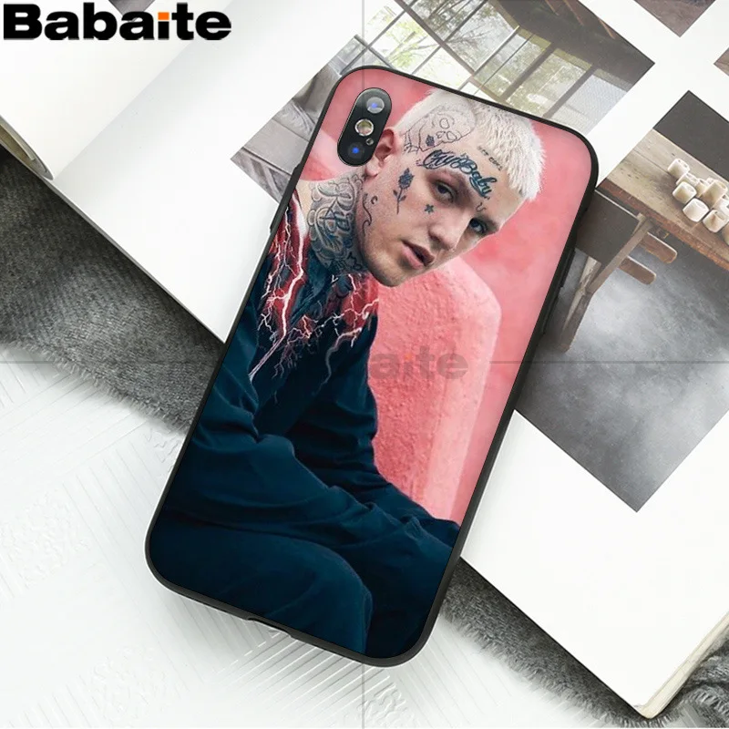 Babaite Lil Peep Lil Bo Peep узор ТПУ Мягкие аксессуары для телефонов Чехол для Apple iPhone 8 7 6 6S Plus X XS MAX 5 5S SE XR