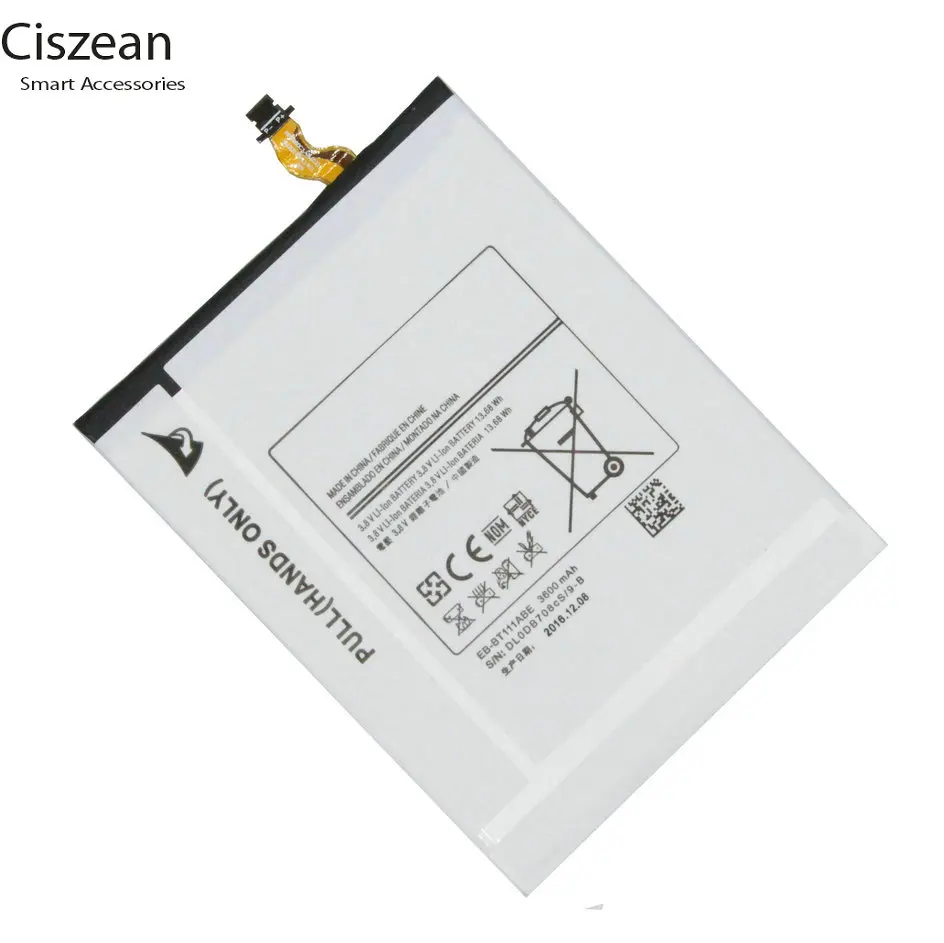 10 шт./лот 3600 мА · ч фотолампа сменная батарея для Samsung Galaxy Tab 3 Lite 7 0 Φ T115|battery for