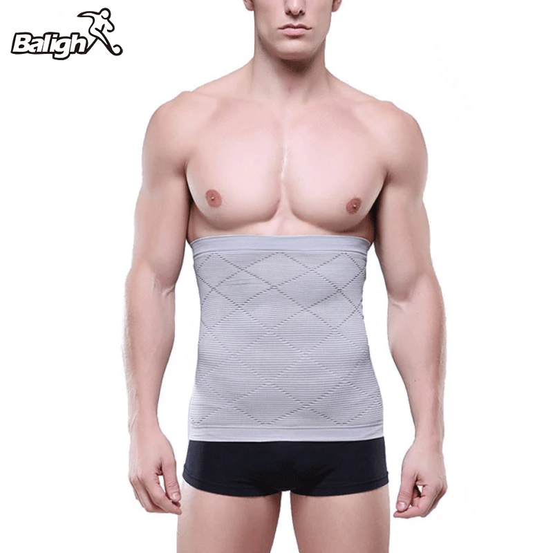 

2018 Men's Slim Belly Underwear Body Sculpting Shaper Abdomen Tummy Waist Girdle Trim Belt Cummerbund Shaperwear