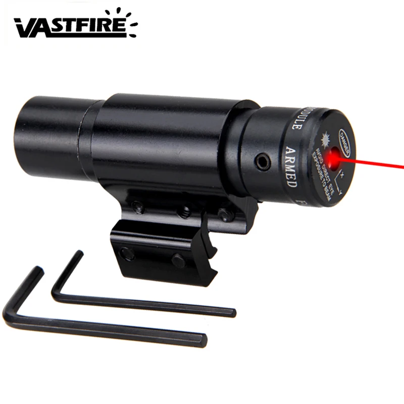 Details about   Tactical Red Dot Laser Sight Adjustable Rail Mount 11/20mm Airsoft Guns Laser 
