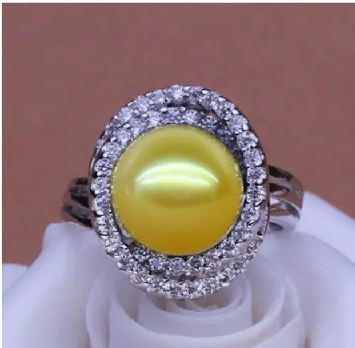 

2270 elegant natural south sea south sea gold pearl ring