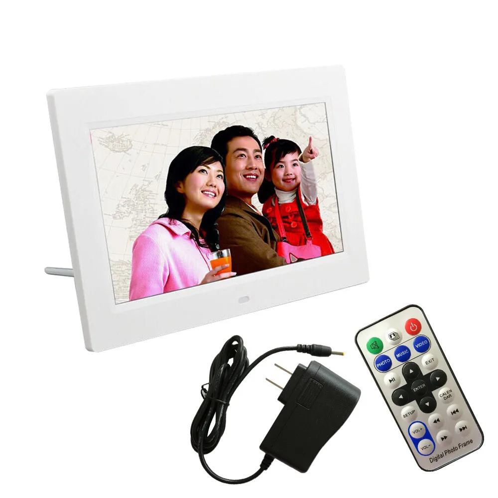 7inch HD LCD Digital Photo Frame with Alarm Clock Slideshow MP34 Player 169 SDMMCcard USB key 40JUL12 (4)
