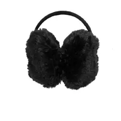 Saf 2016 новые женские чистого плюшевые удобные Теплее повязка на голову назад наушники Наушники для женщин черный
