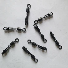 100 х Быстрый замок поворачивается-размер UK 8-Карп терминал конец снасти для карпа рыбалки