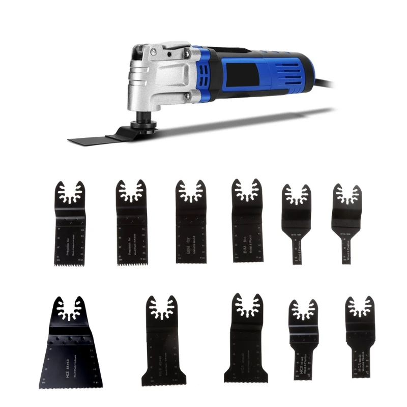 11 шт. смешанные Осциллирующие Мультитул пилы Набор для Fein Multimaster Dremel