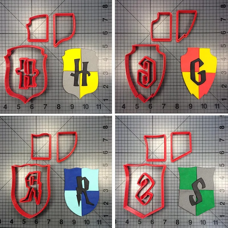 

Famous Movie Harri Potter Series Symbol Cookie Cutter Custom Made 3D Printed Cake Cutter Set Cake Fondant Cutter Tools