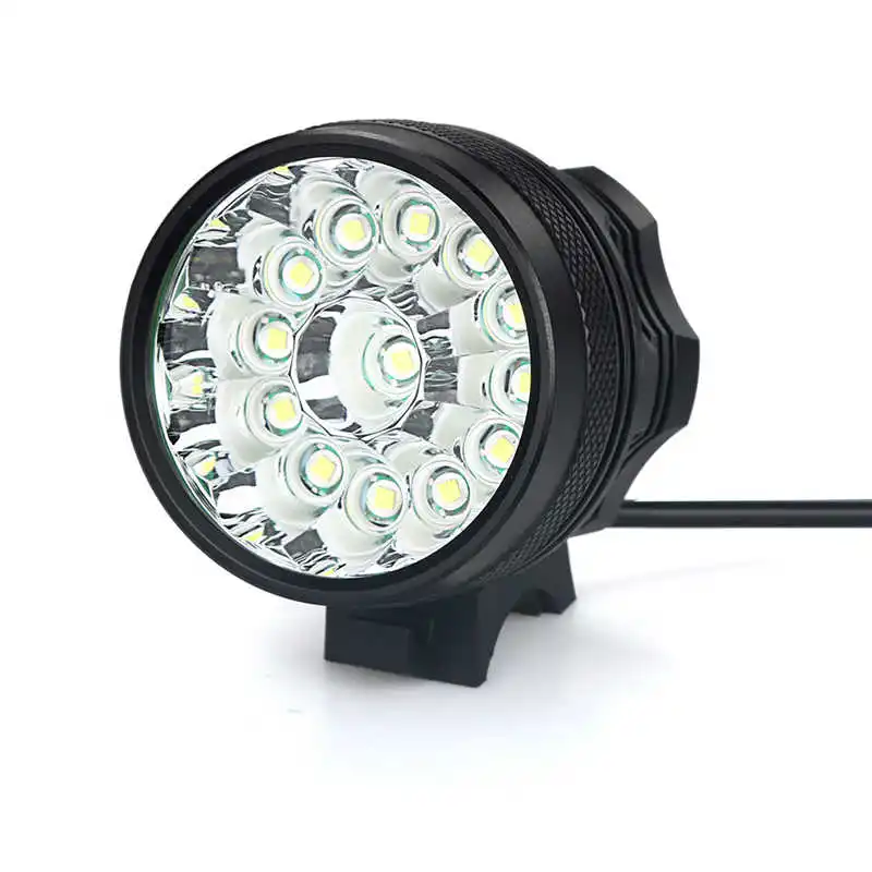 

13 x XM-L T6 LED 6 x 18650 Bicycle Cycling Light Waterproof Lamp lanterna led bike fanatic powerful led flashlight #3S25