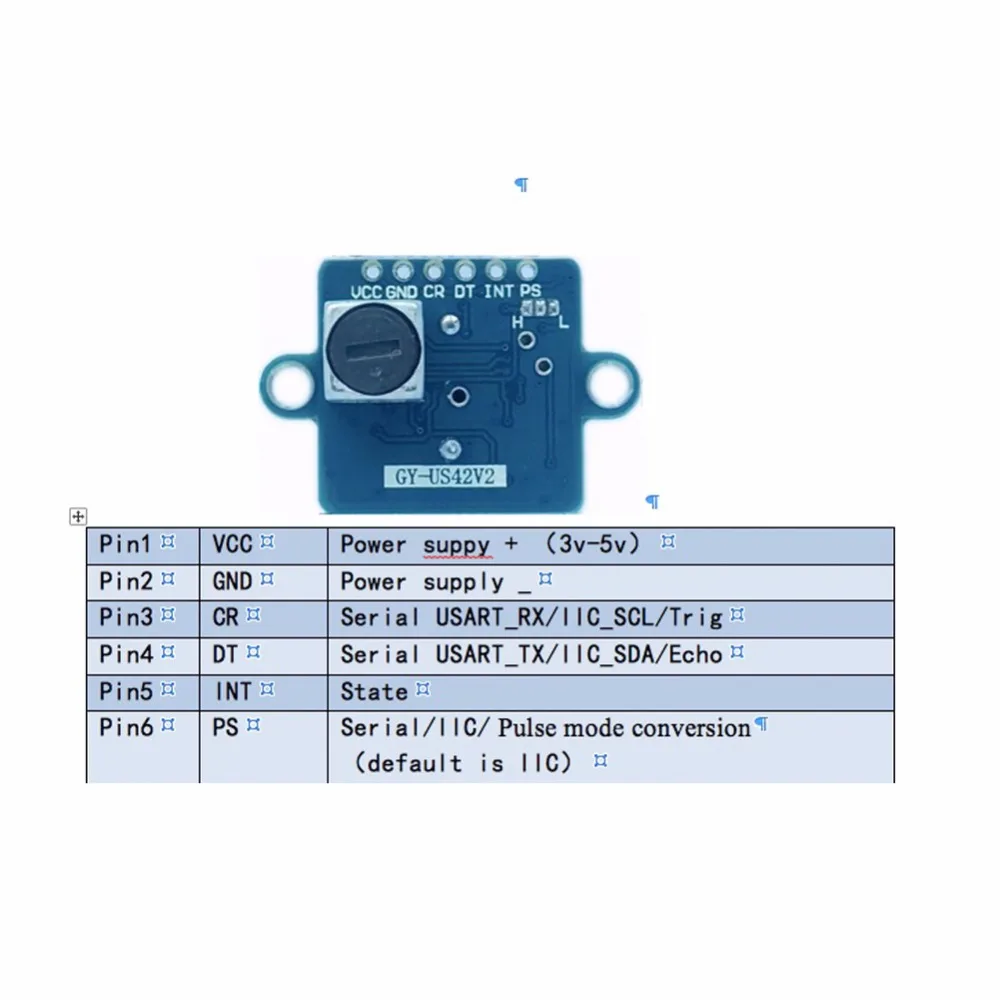 FZ2848 GY-US42 Flight Control Ultrasonic Sensor (4)