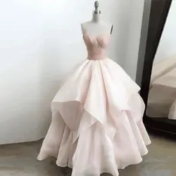 Gardenwed розовое Пышное вечернее платье 2019 de gala бальное платье абайя Pleat чашки Топ торжественное платье ремни назад abendkleider